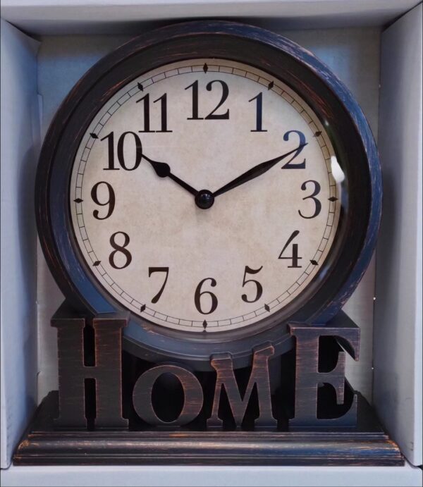 Orologio Home Clock 20,5*18,7*6,2Cm 2Colori - immagine 2