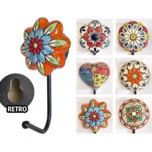 Appendino Con Gancio Cairo 7*7*13Cm 6 pezzi Assortiti