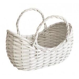 Cesta Vimini White Boat Intrecciata 31*20*25Cm