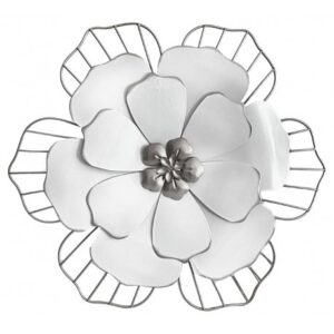 Fiore Singolo Metallo Silver 51Cm
