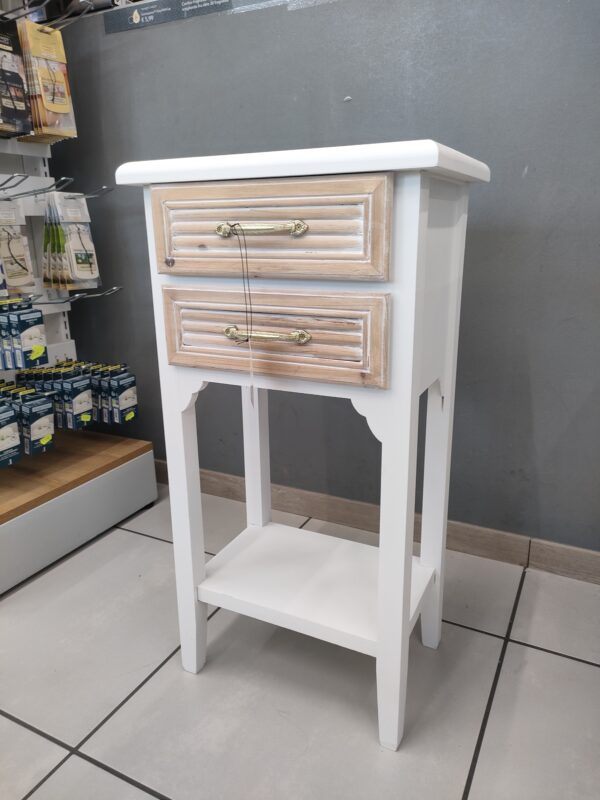 Comodino Cassetti e Ripiano Kaunas 37*26*69,5Cm - immagine 2