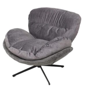 Poltrona Design Relax Grigia 97*101*80Cm