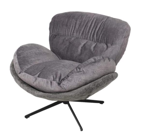 Poltrona Design Relax Grigia 97*101*80Cm