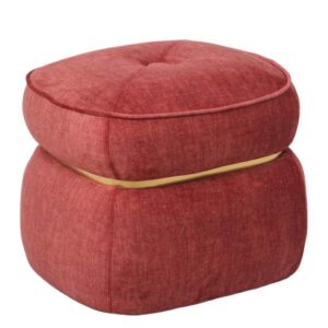 Pouf Ring Gold Corallo 51*45*43Cm