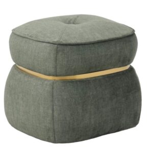 Pouf Ring Gold Verde 51*45*43Cm