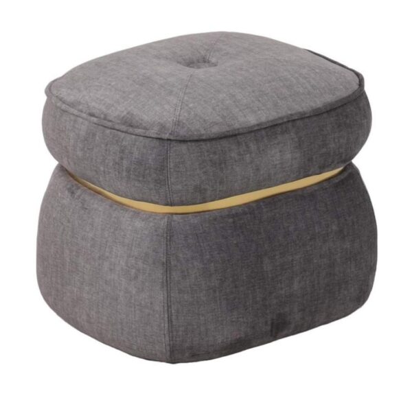 Pouf Ring Gold Grigio 51*45*43Cm