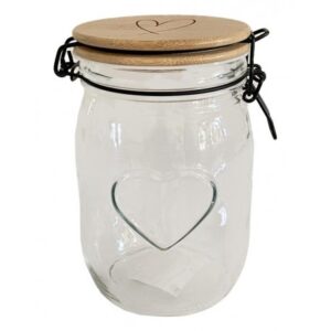 Barattolo Con Cuore 11*17Cm
