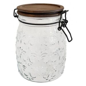 Barattolo Lily Decor Tappo In Legno 11,6*15,4Cm