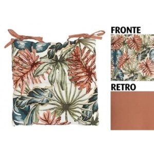 Cuscino Da Sedia Tropical Double Face 40*40Cm