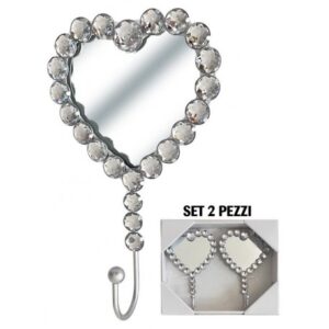 Coppia Ganci A Specchio Cinderella 18,5*11Cm