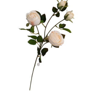 Stelo 3 Rose Con Boccioli 70Cm 4Colori