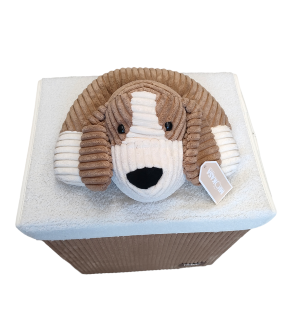 Portabiancheria Soft Cagnolino Brown 41*30*51,5Cm - immagine 2