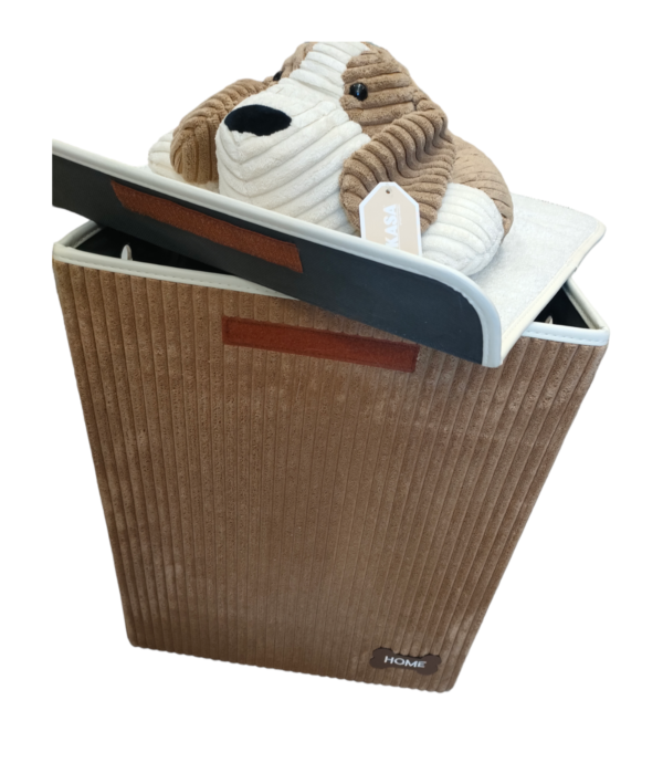 Portabiancheria Soft Cagnolino Brown 41*30*51,5Cm - immagine 3