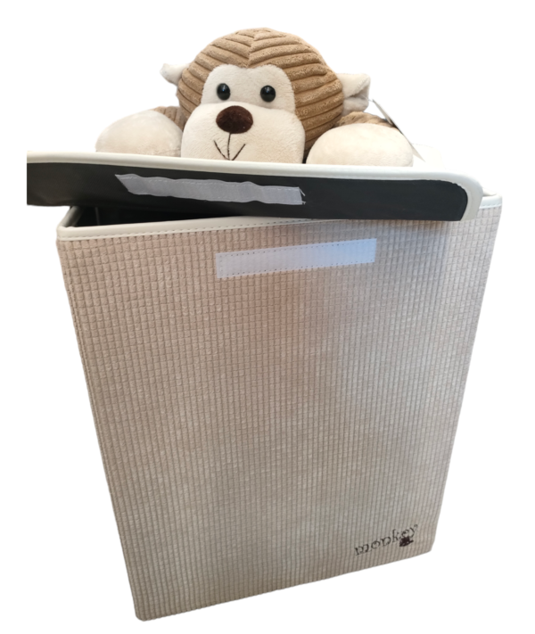 Portabiancheria Scimmietta Beige 41*30*51Cm - immagine 3