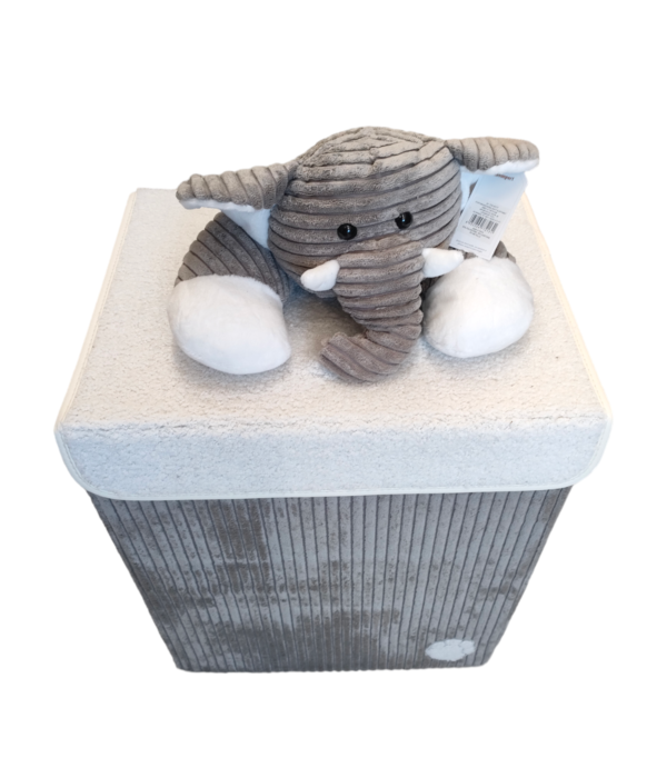 Portabiancheria Soft Elephant Grey 41*30*51Cm - immagine 2