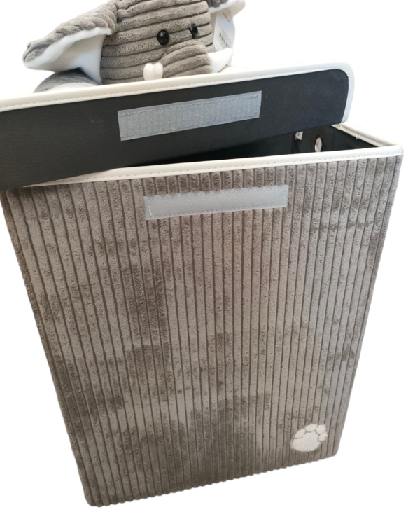 Portabiancheria Soft Elephant Grey 41*30*51Cm - immagine 4