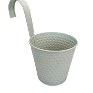 Portavaso Con Gancio Coutryside Metal 14,3*H.23cm 4Colori