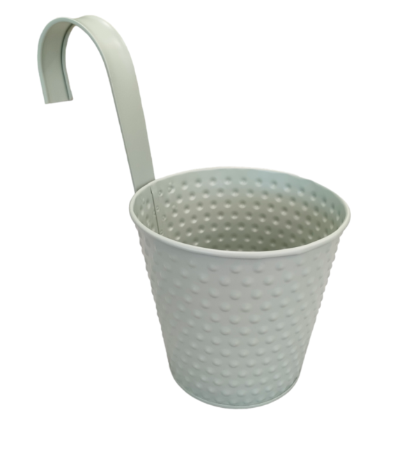 Portavaso Con Gancio Coutryside Metal 14,3*H.23cm 4Colori