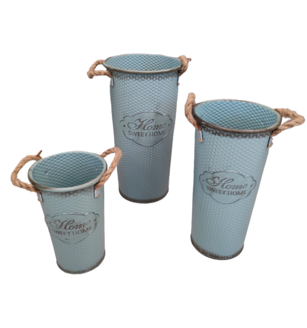 Vaso Countryside Alto Verde Acqua