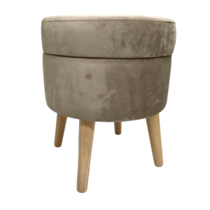 Sgabello Contenitore Cloud Tortora D.36*H.43cm