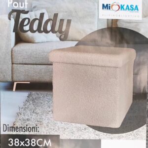 Pouf Teddy 38*38cm 4Colori