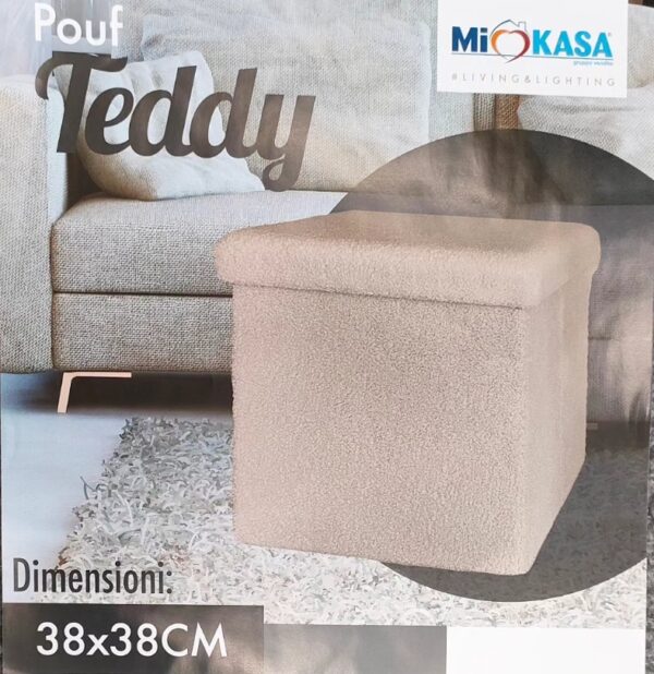 Pouf Teddy 38*38cm 4Colori