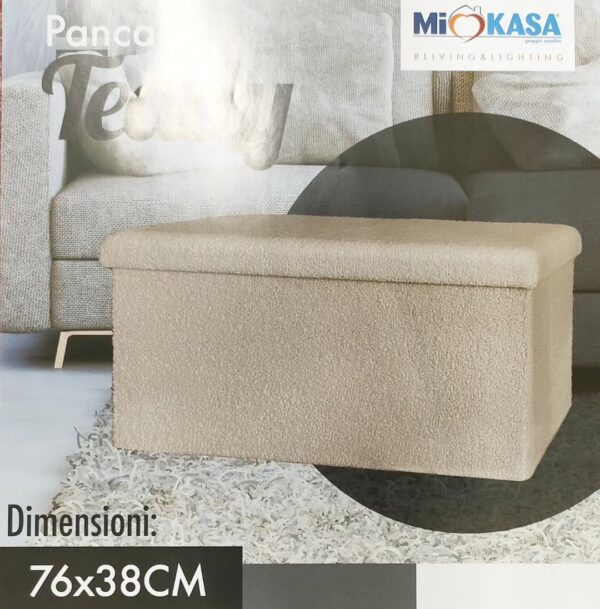 Panca Teddy 76*38Cm 4Colori - immagine 5