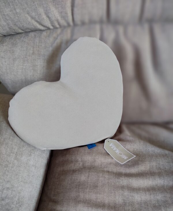 Cuscino Cuore Charme Crema D.28*28CM 220GR - immagine 2