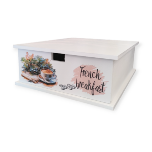 Box Per Macchina Del Caffè "Succulenta" 33*27*H.11cm