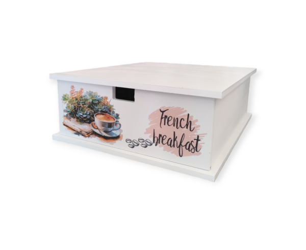 Box Per Macchina Del Caffè "Succulenta" 33*27*H.11cm