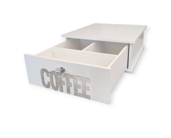 Box Per Macchina Del Caffè “Coffee Argento” 33*27*H.11cm - immagine 2