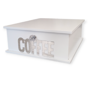 Box Per Macchina Del Caffè “Coffee Argento” 33*27*H.11cm