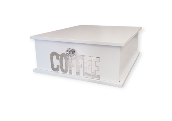 Box Per Macchina Del Caffè “Coffee Argento” 33*27*H.11cm