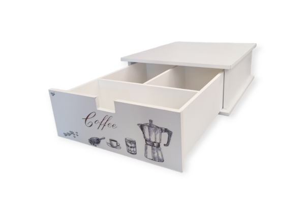 Box Per Macchina Del Caffè “Moka” 33*27*H.11cm - immagine 2
