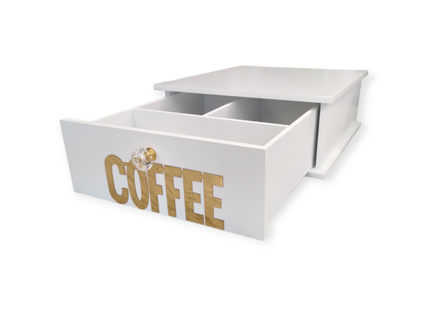Box Per Macchina Del Caffè “Coffee Gold” 33*27*H.11cm - immagine 2