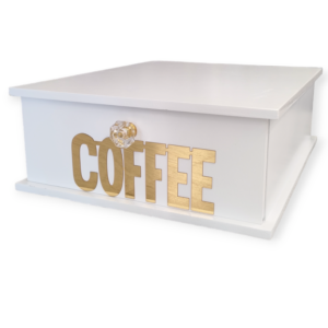 Box Per Macchina Del Caffè “Coffee Gold” 33*27*H.11cm