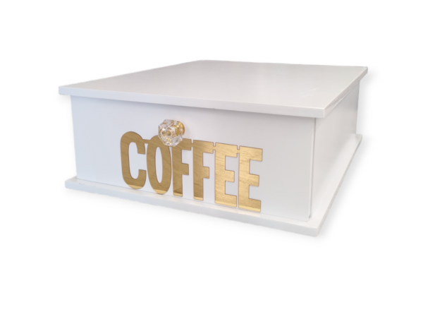 Box Per Macchina Del Caffè “Coffee Gold” 33*27*H.11cm