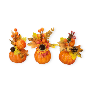 Tris Zucche Decor Autumn 14cm
