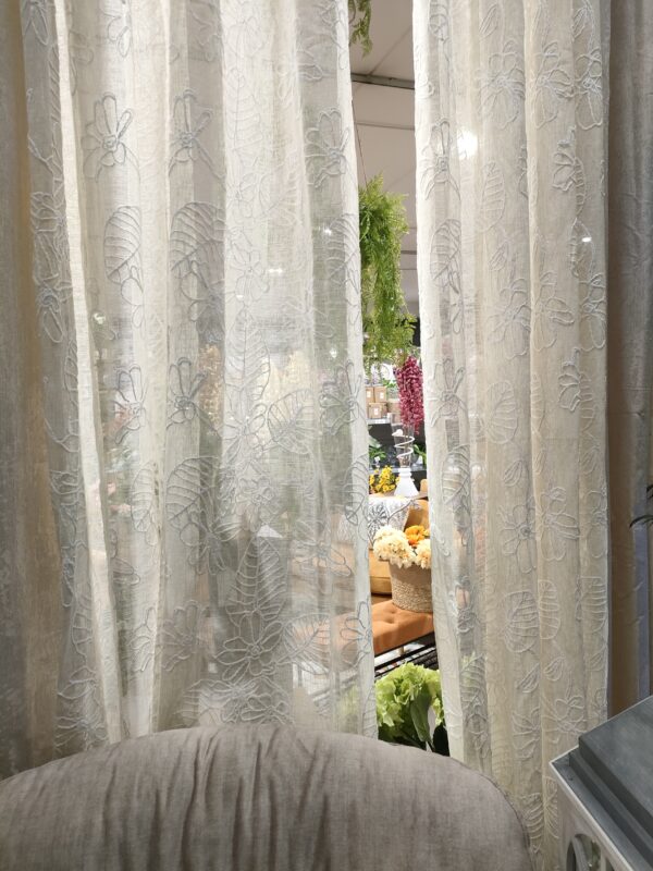 Tenda Bohème Ricamo 140*280cm 3Colori - immagine 2