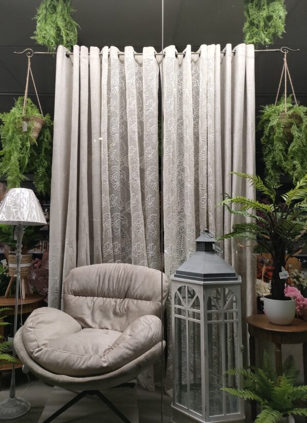 Tenda Bohème Ricamo 140*280cm 3Colori - immagine 3