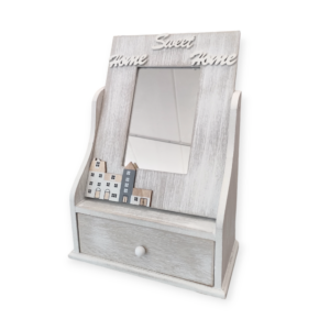 Mini Toeletta con Specchio Rettangolare Fiandre