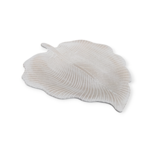 Svuotatasche White Leaf Wide