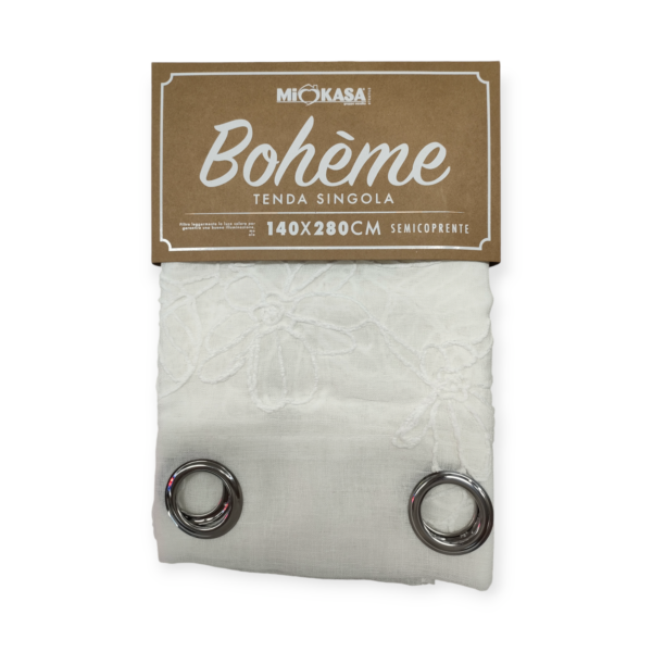 Tenda Bohème Ricamo 140*280cm 3Colori - immagine 4