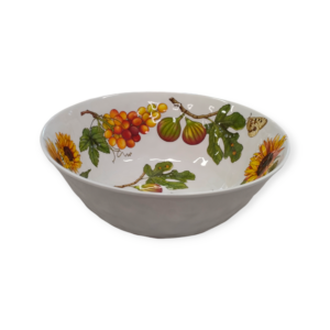 Insalatiera Fiori e Frutta Melanina D.24cm