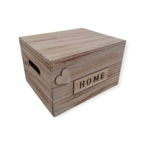Scatola Heart Targa Home Legno 30*25*H.19cm