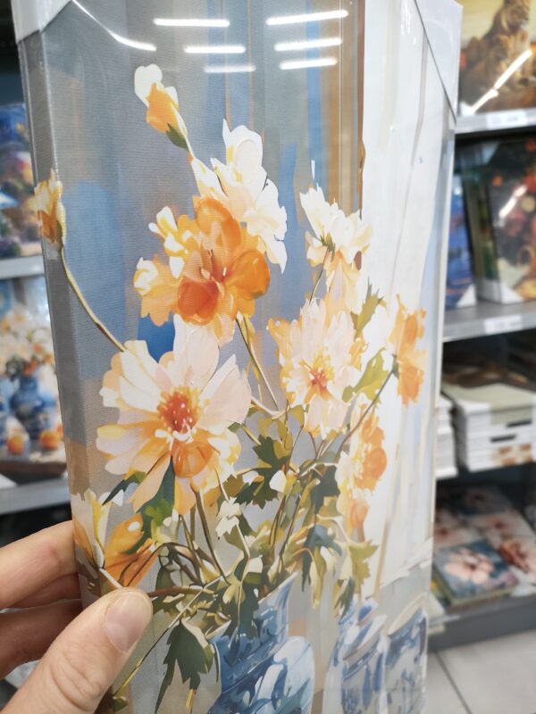 Tela Vertical Composizione Vasi 25*60cm - immagine 3
