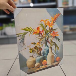 Tela Composizione Vasi 40*50cm