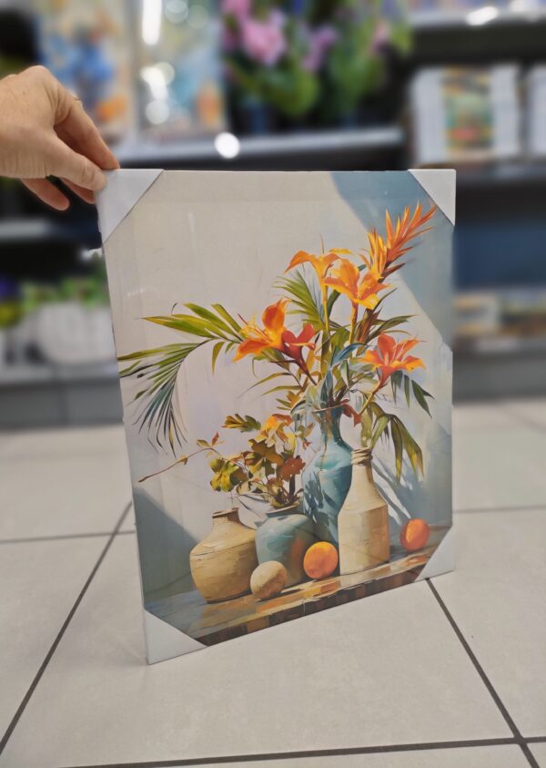 Tela Composizione Vasi 40*50cm