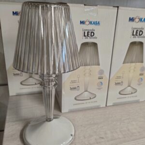 Lampada Led Plastic Trasparent 12*12H.25,5cm