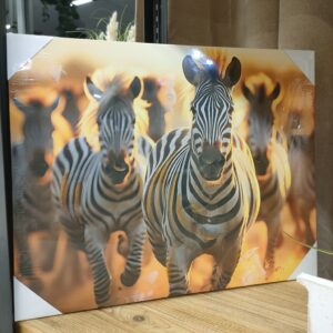 Tela Savana Sunset Zebre 40*50cm